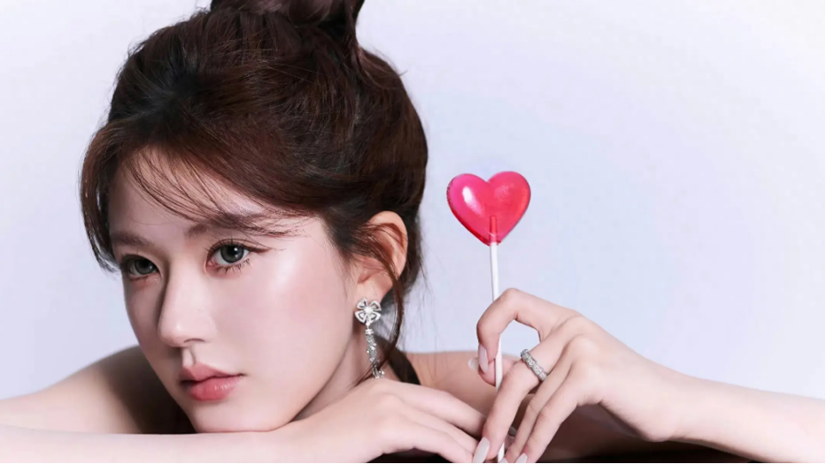 赵露思超市购物,马尾造型清新脱俗